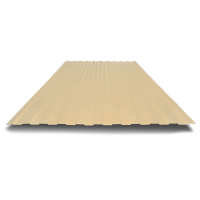 Профнастил С21 0,3 мм слоновая кость RAL 1014 1м