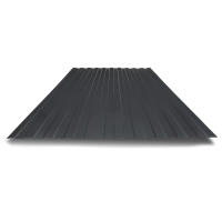 Профнастил С21 0,3 мм темно серый RAL 7024 1м